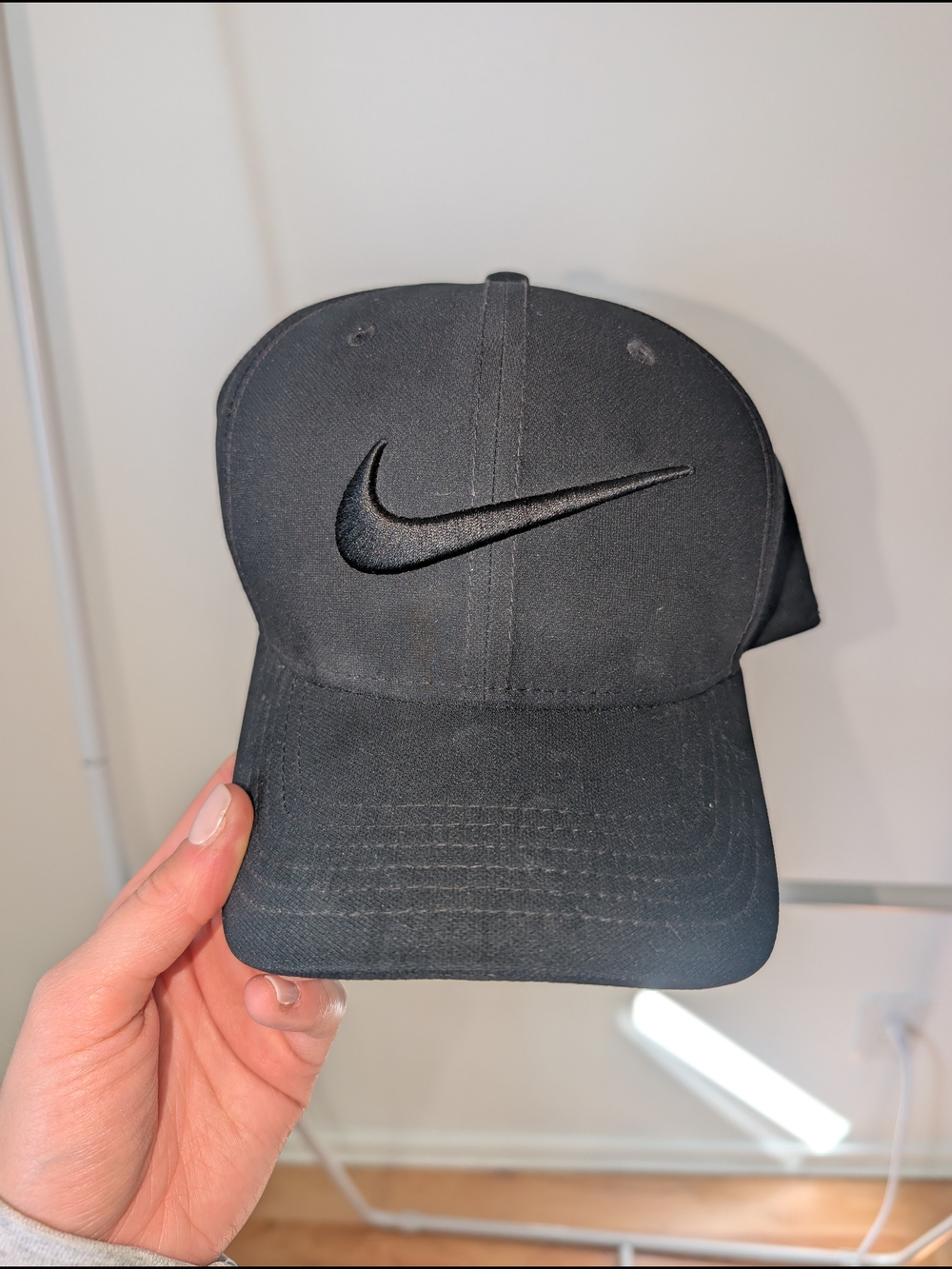 Nike Black Embroidered Swoosh Cap